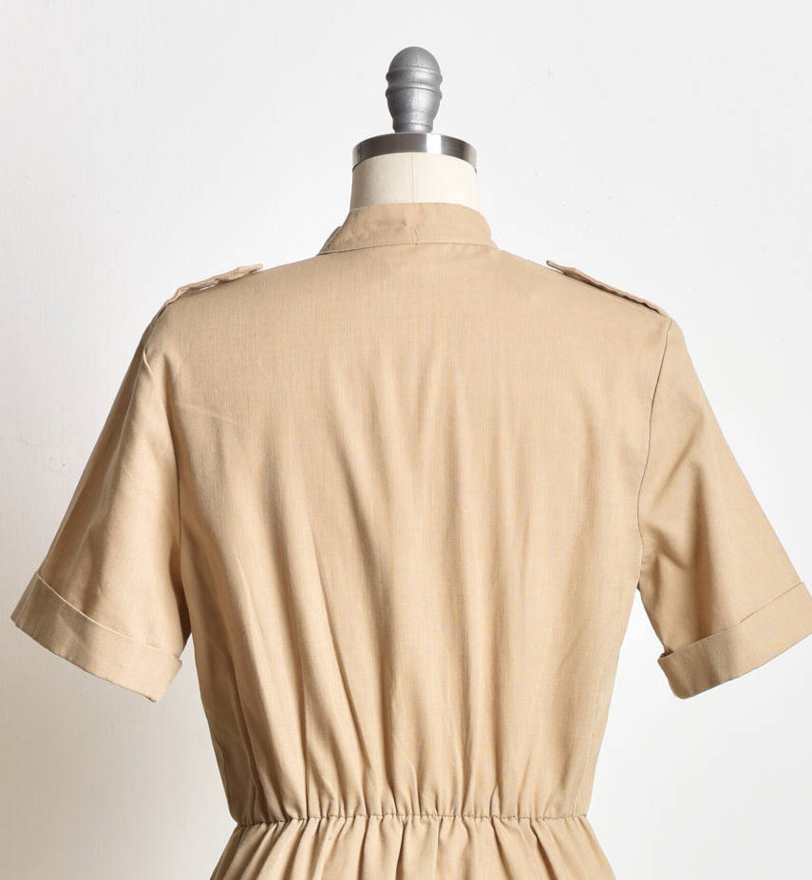 Army style dress Military style dress vintage dress summer Etsy