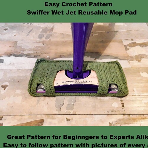 Reusable Swiffer Crochet Pattern Mop Cover Swiffer Cover Etsy