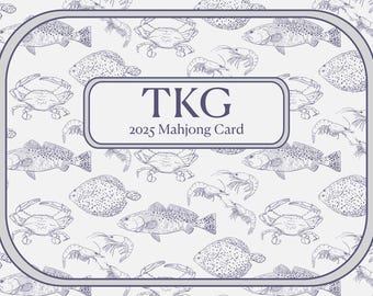 Mahjong Card Sticker—Bay Fish
