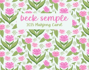 Mahjong Card Sticker—Sweet Flowers