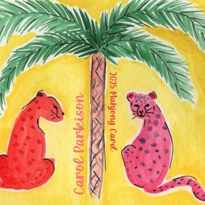Mahjong Card Sticker—Cheetah Craks