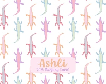 Mahjong Card Sticker—Alley Gators