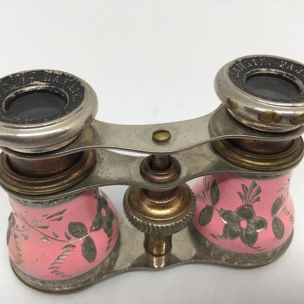 Gorgeous Antique Victorian Ornate Lamain Fab Paris Opera Glasses Binoculars,  Rare and Very Special