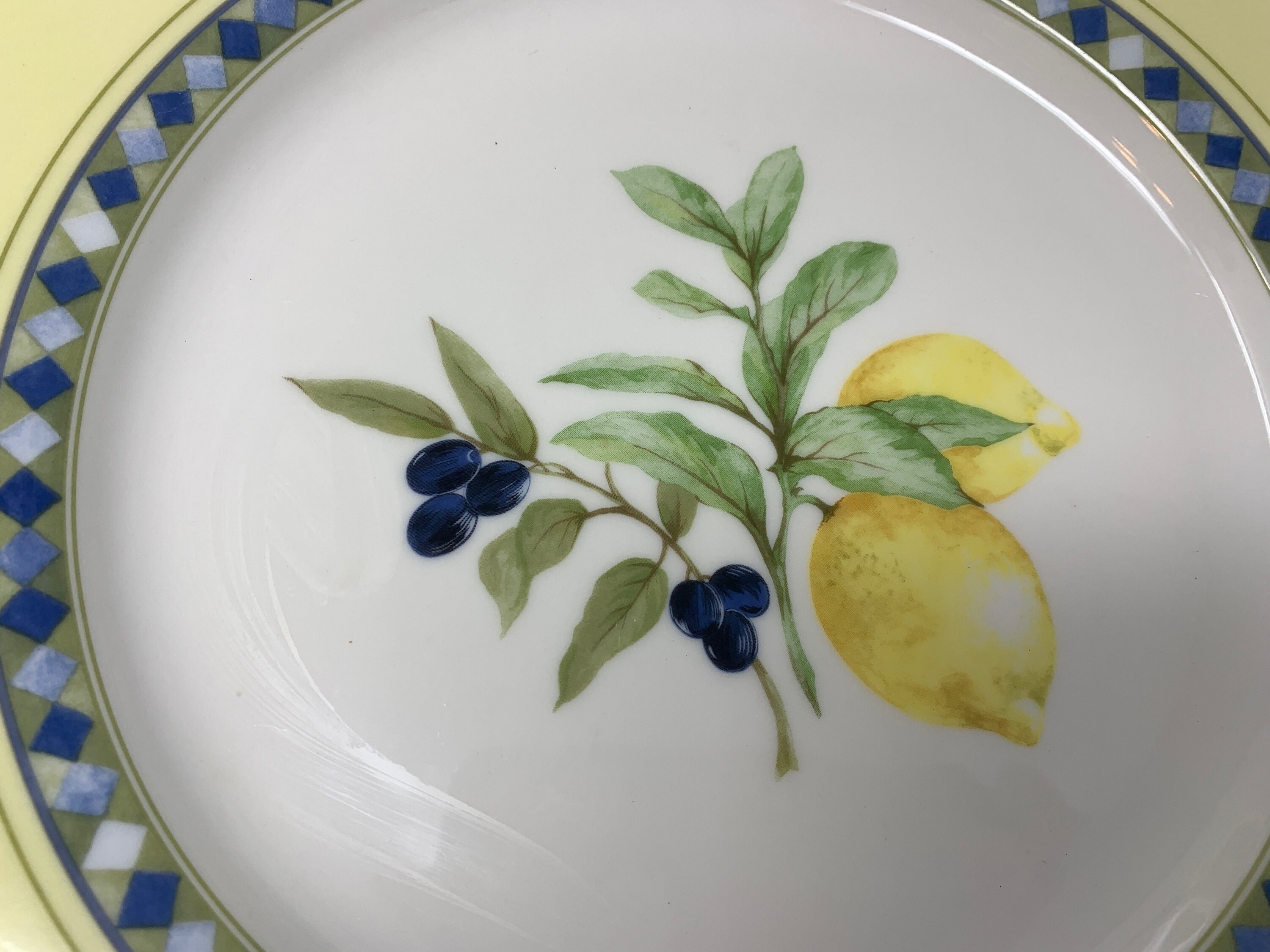 Carmina 11 Lemon Dinner Plate by Royal Doulton Bistro Etsy Canada