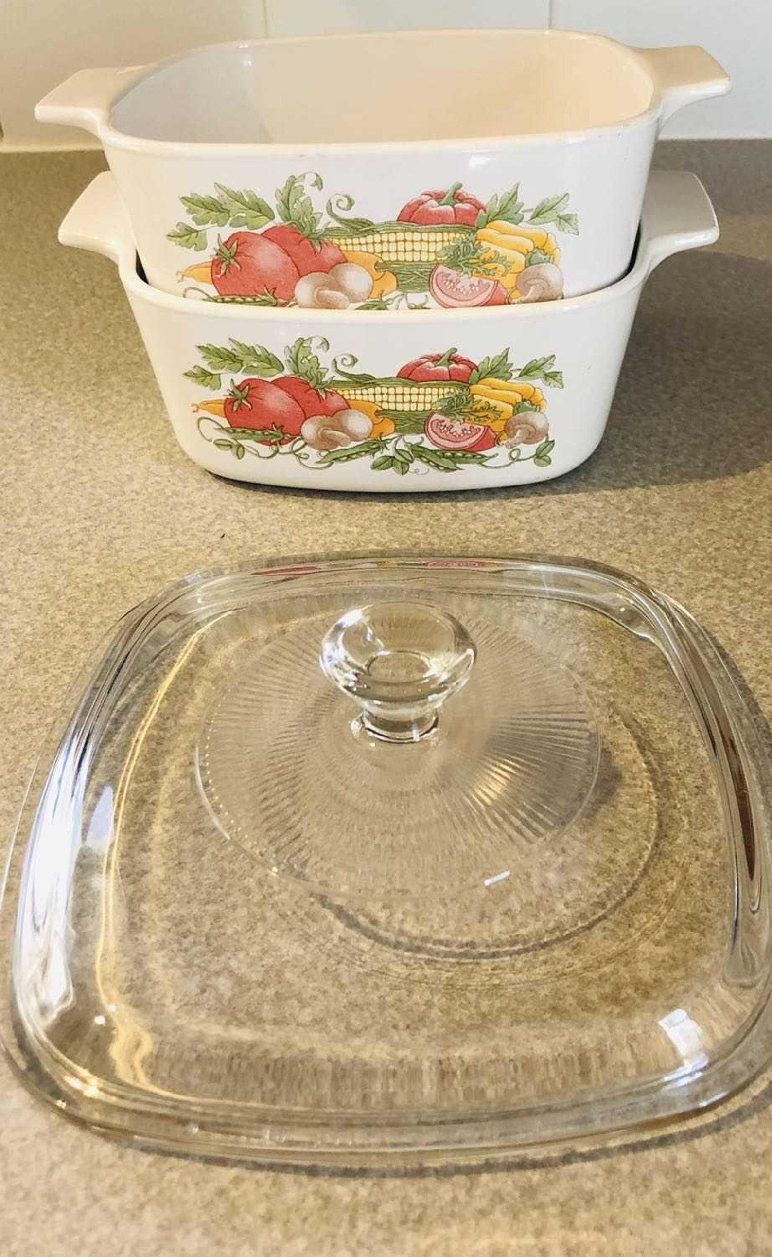 Garden Harvest Corning Ware Casserole Garden Etsy