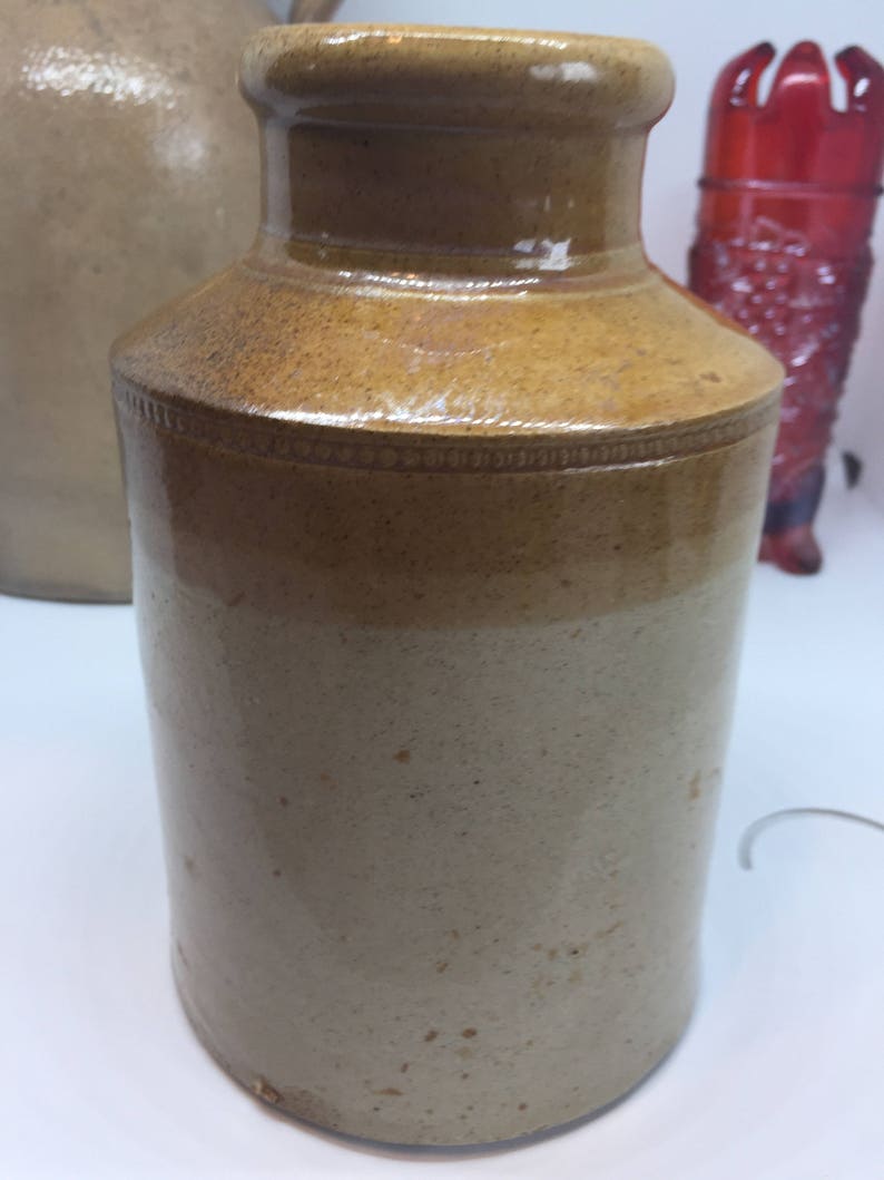 Antique English Oyster Jar by Skey Wilnscot Tamworth Etsy