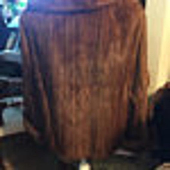 Vintage Rich Brown Mahogany Mink Jacket,  Trapeze… - image 2