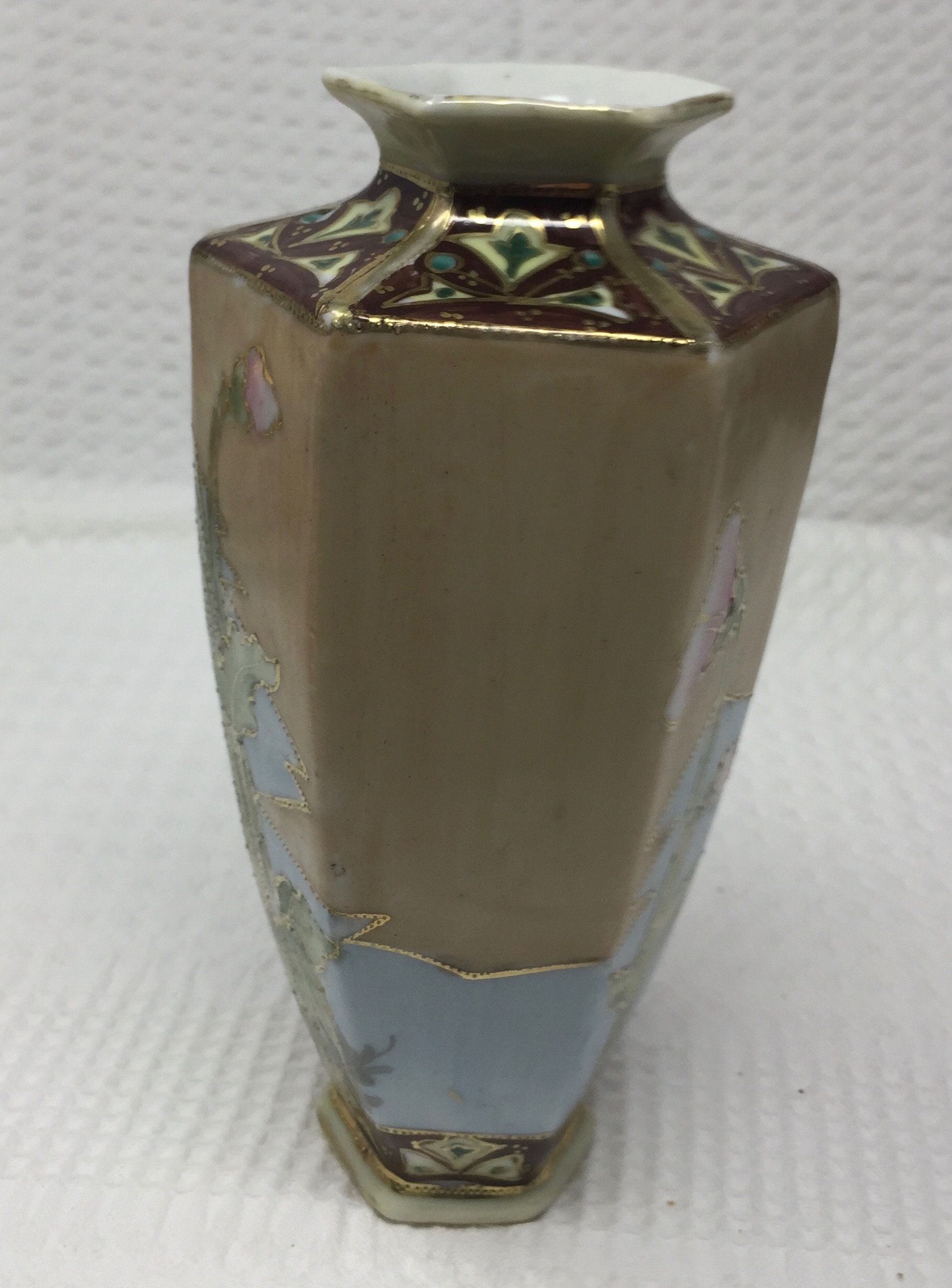 Moriage Nippon Porcelain Imperial Nippon Hand Painted Moriage Etsy