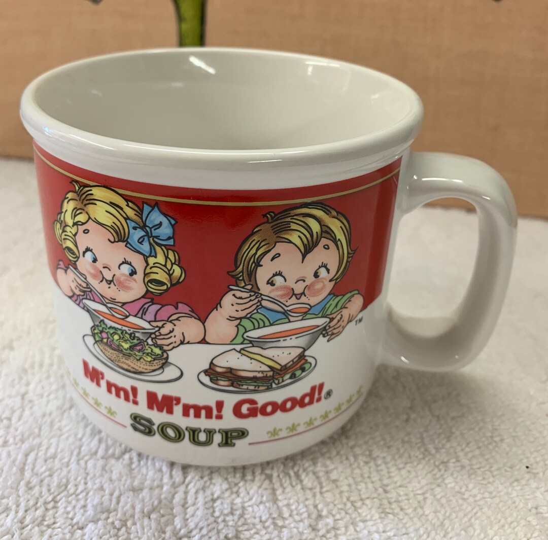 1993 Campbells Soup Mug Bowl by Westwood International, Retro Vintage