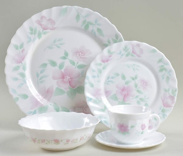 Vajilla arcopal rosas hotsell
