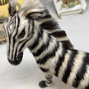 Zebra Figurine Sculpture
