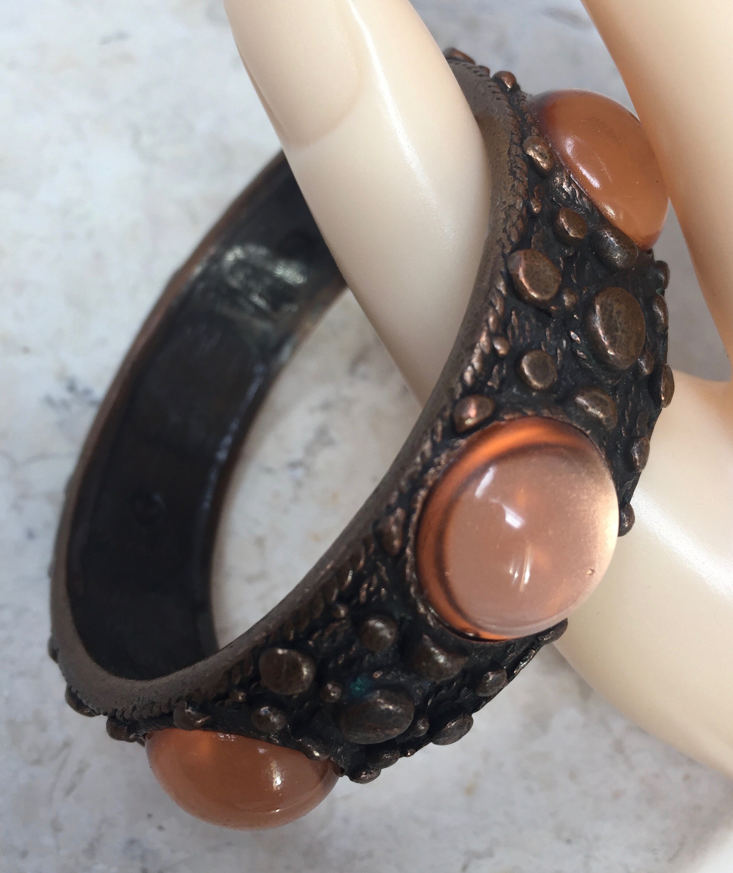 アクセサリー 90s Jean Paul Gaultier leather bangle 90s Jean Paul Gaultier leather bracelet