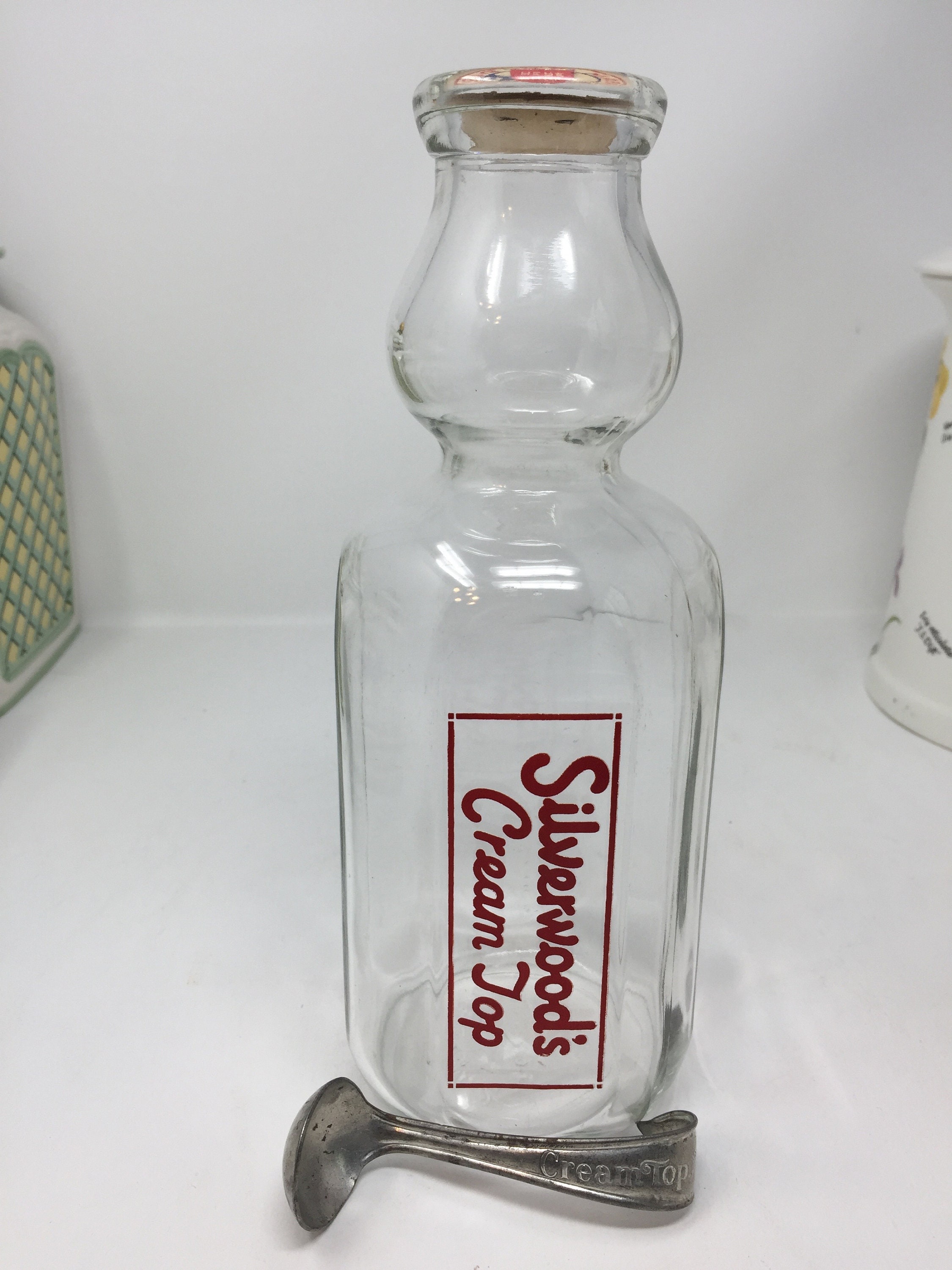 Very Cool Silverwoods Cream Top 1940s Milk Bottle Etsy