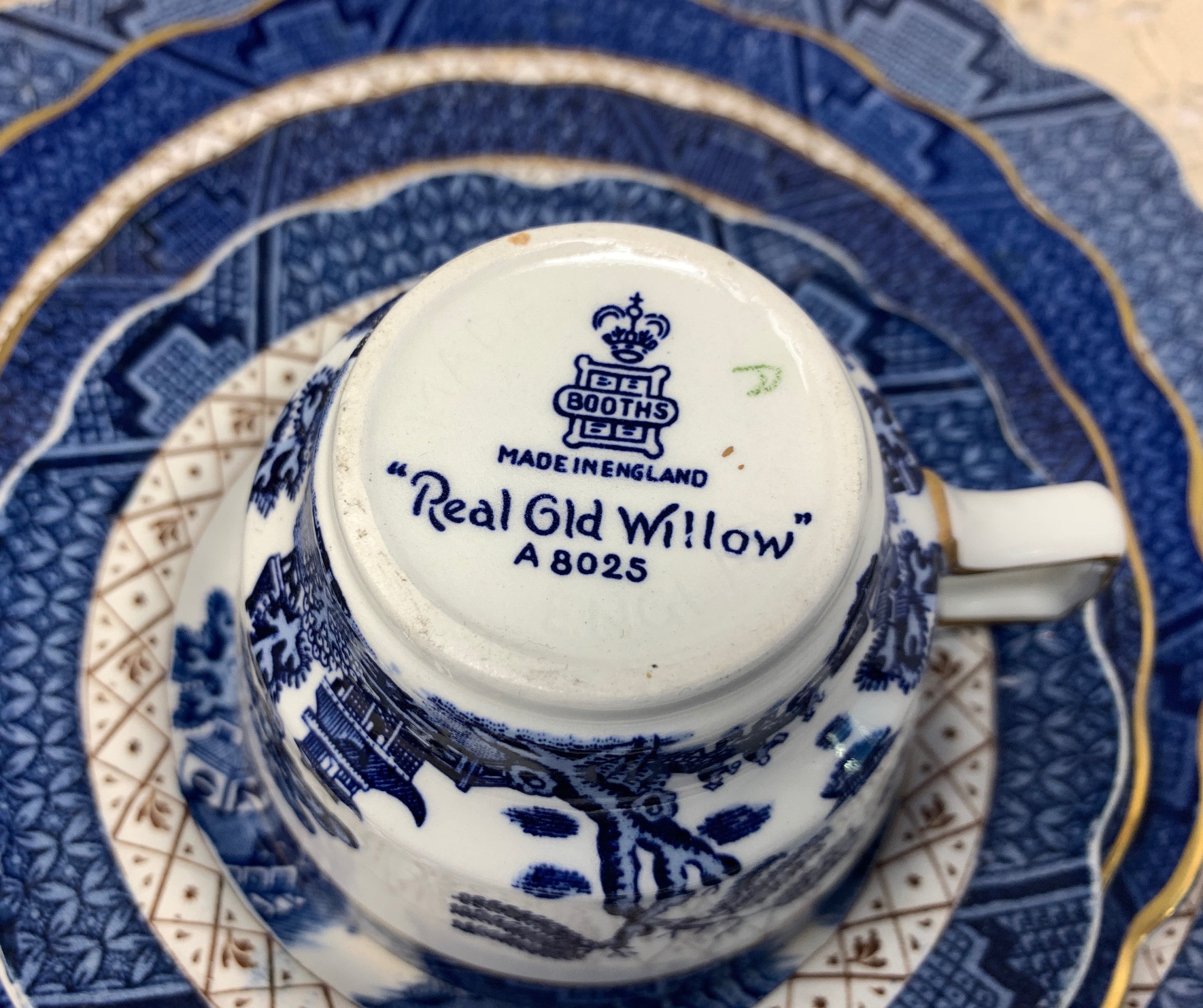 Booths A8025 ブース リアルオールドウィロー オーバル30cm Booths A8025 ブース リアルオールドウィロー オーバル30cm 2