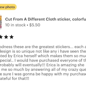 Patchwork Jacket Vinyl Sticker | Individuality Affirmation | Dolly Inspired | Colorful Coat | Dolly Sticker | Be Unique | Country Music Gift immagine 5