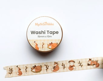 Little foxes | Washi tape, journaling, scrapbooking, notebook, planner