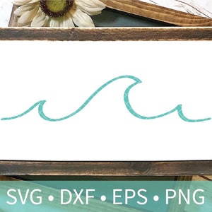Ocean Wave SVG - Beach SVG - Ocean SVG - Simple Wave svg cut file