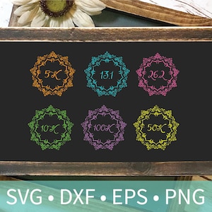 Mandala Läufer Entfernungen SVG - Läufer SVG - Mandala SVG - Läufer schneiden Datei - Läufer Silhouette Datei zum Schneiden - Läufer