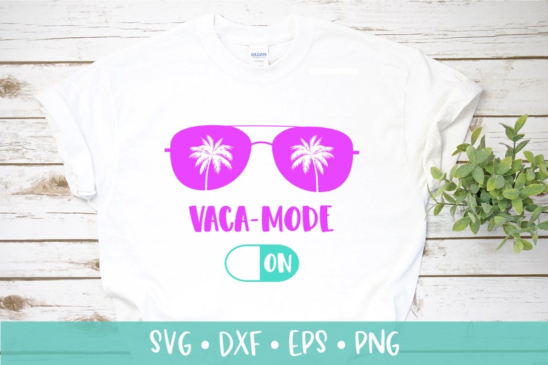 Download Beach Shirt Design Vacation Mode On Svg Dxf Png Crafting Cut File Clip Art Art Collectibles Minyamarket Com