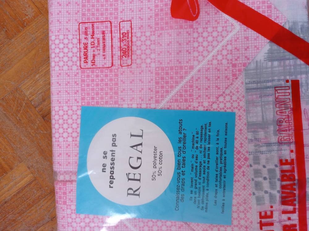 Véritable Parure de Draps Vintage