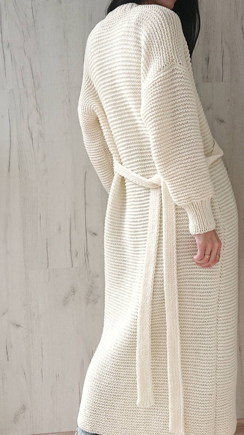 chunky sweater robe