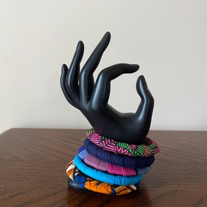 Ankara Wrapped Bangles