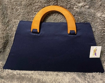 The Phoebe Bag - Navy Canvas