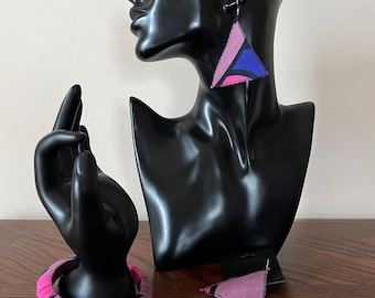 Ankara Fabric Earrings