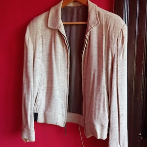 Authentic 1950s rockabilly jacket, fleck pattern