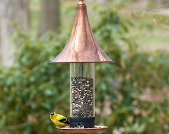 Castella Turret-Inspired Pure Copper Bird Feeder