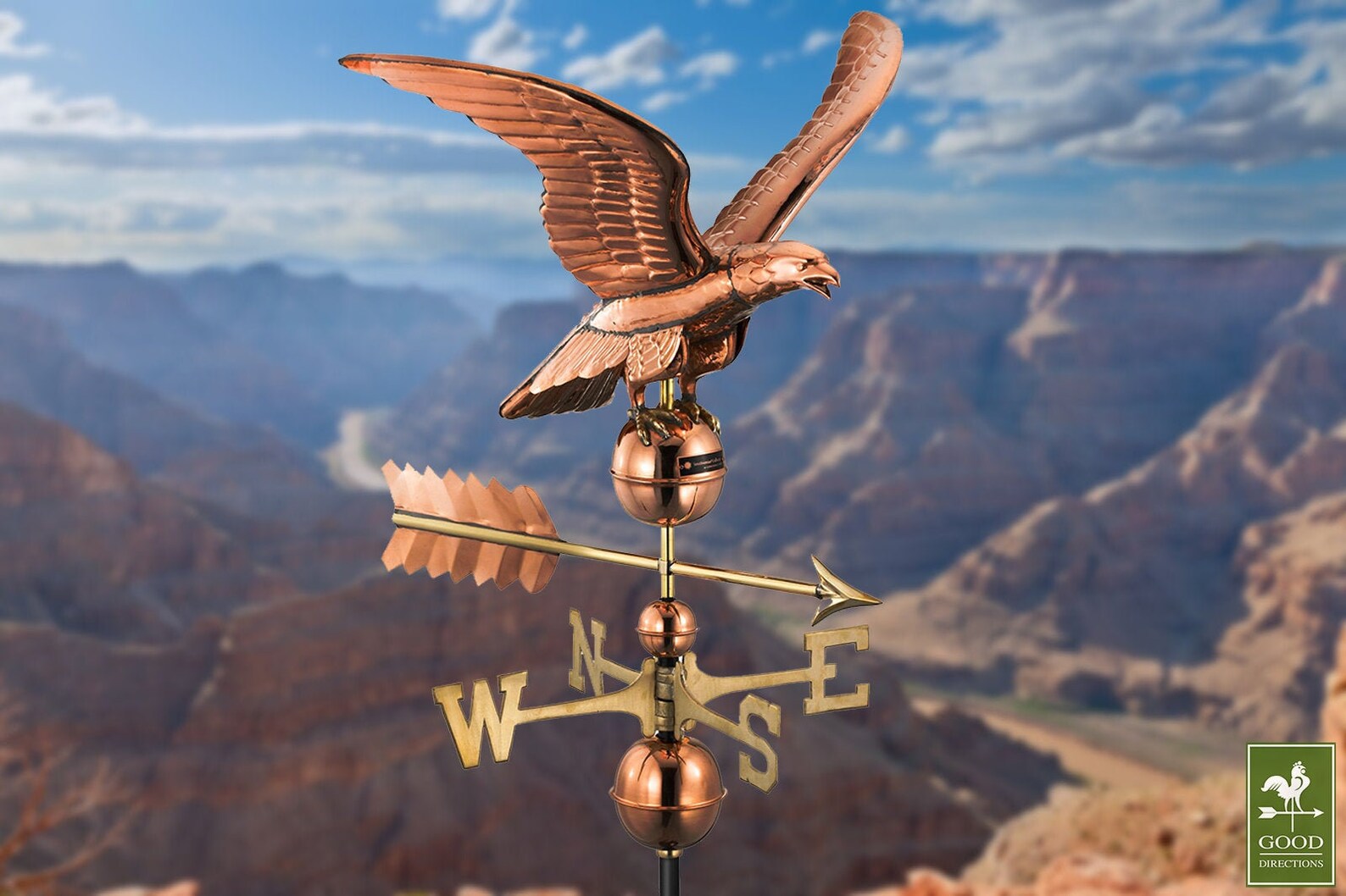 Smithsonian Eagle Weathervane With Roof Mount Pure Copper by Etsy