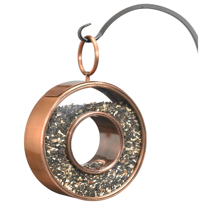 Just in Time Fly-Thru Copper Bird Feeder by Good Directions image 4