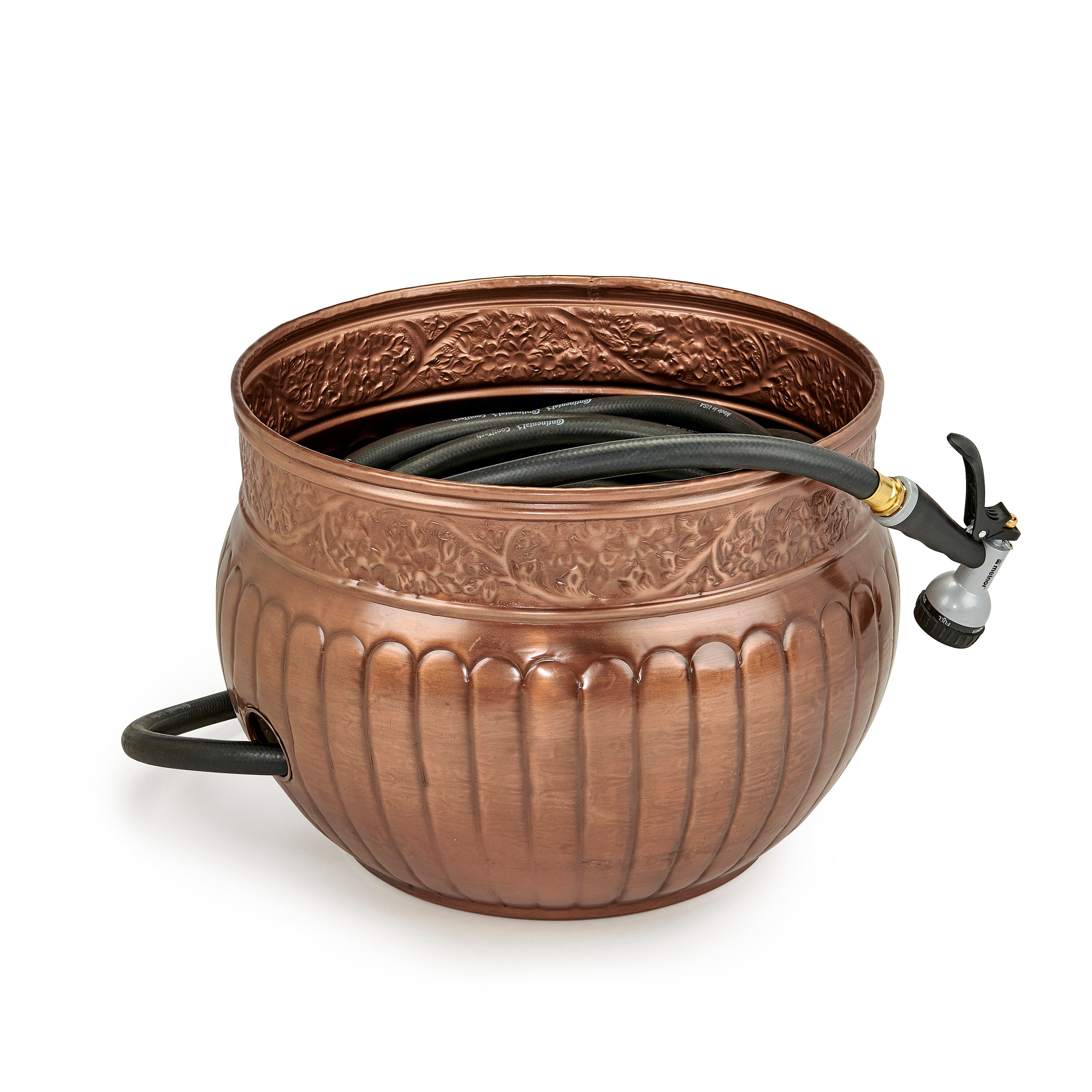 La Jolla Hose Pot With Lid Copper Finish Etsy UK
