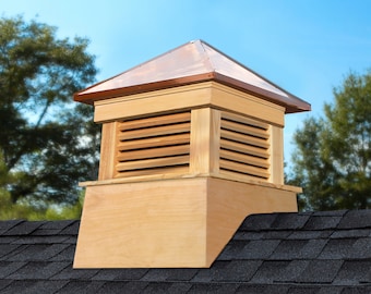 Manchester Wood Cupola with Copper Roof 22" x 27"