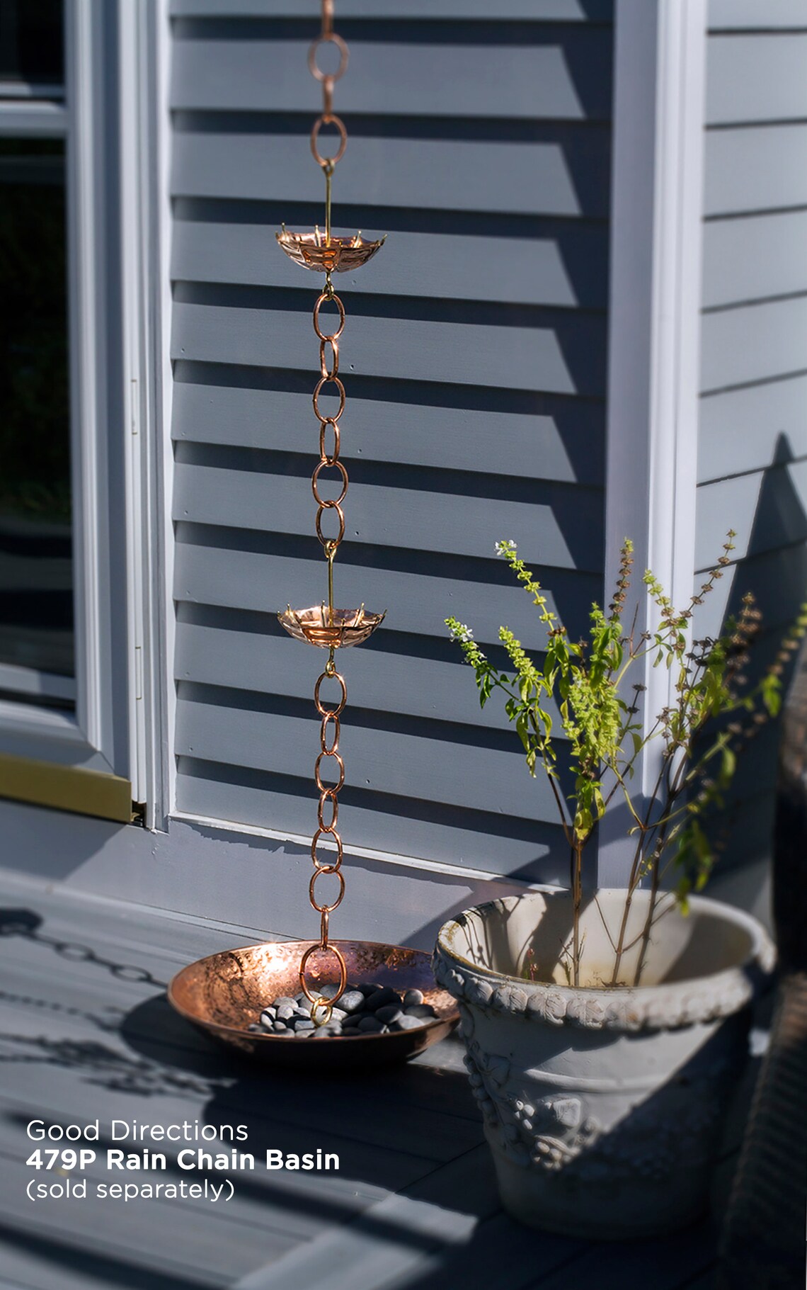 Umbrella Pure Copper 8.5 ft. Rain Chain Etsy