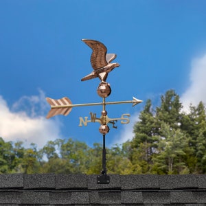 Cottage Eagle Weathervane, includes Roof Mount