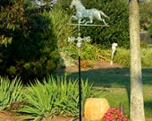 Horse Weathervane with Roof Mount - Blue Verde Copper