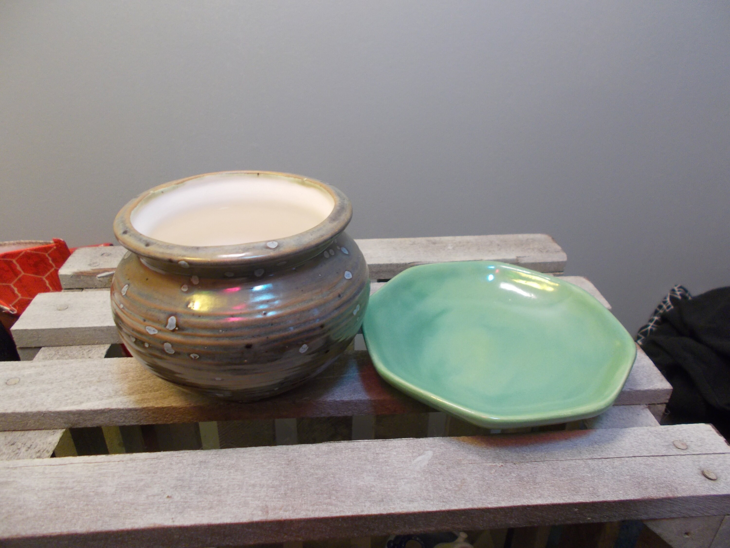 Ceramic Flower Pot with Drip Tray Etsy