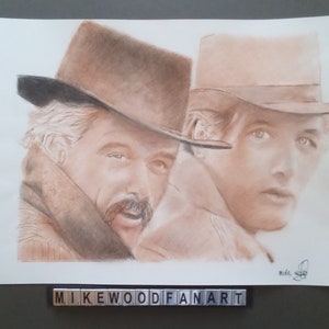 Butch Cassidy and the Sundance Kid drawing