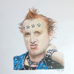 ADE EDMONSON     - &quot;The Young Ones&quot; - original portrait