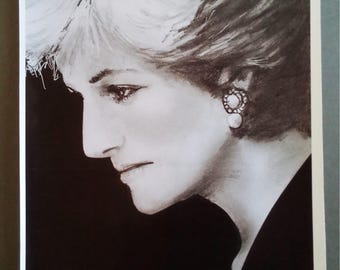 Prinsessan Diana - originalteckning