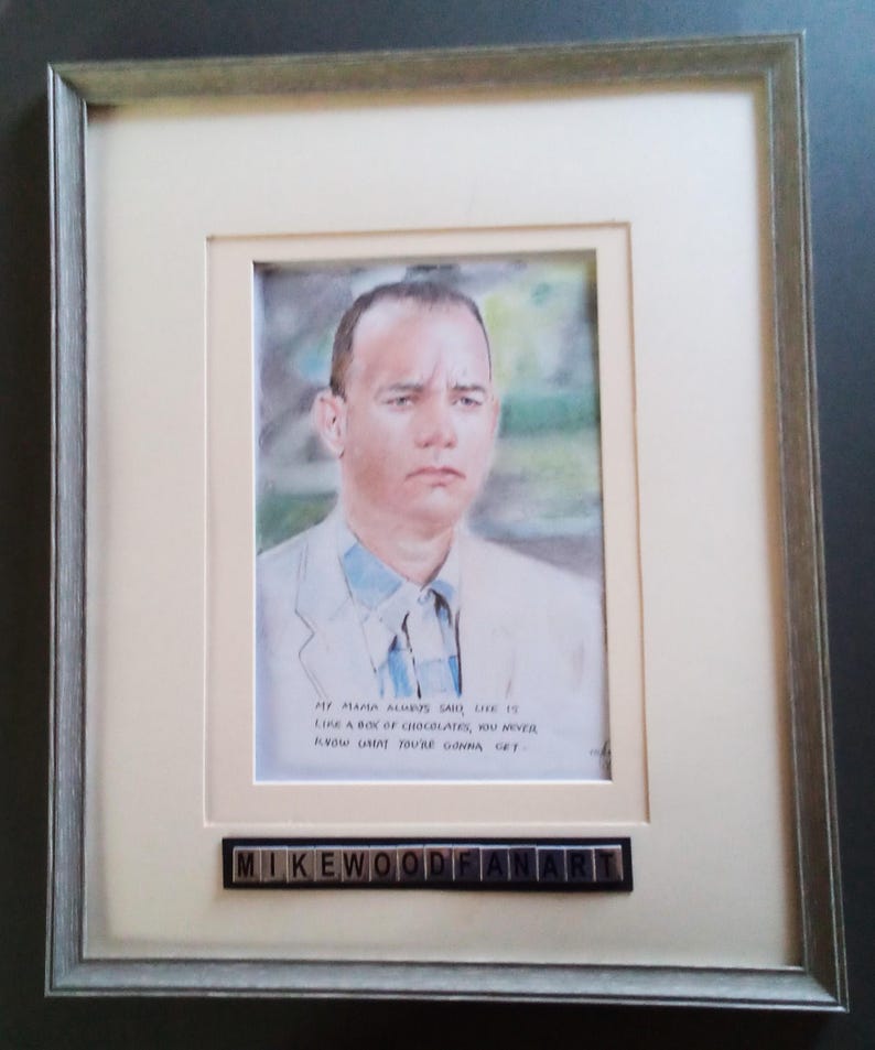 Forrest Gump Portrait Drawing - Etsy