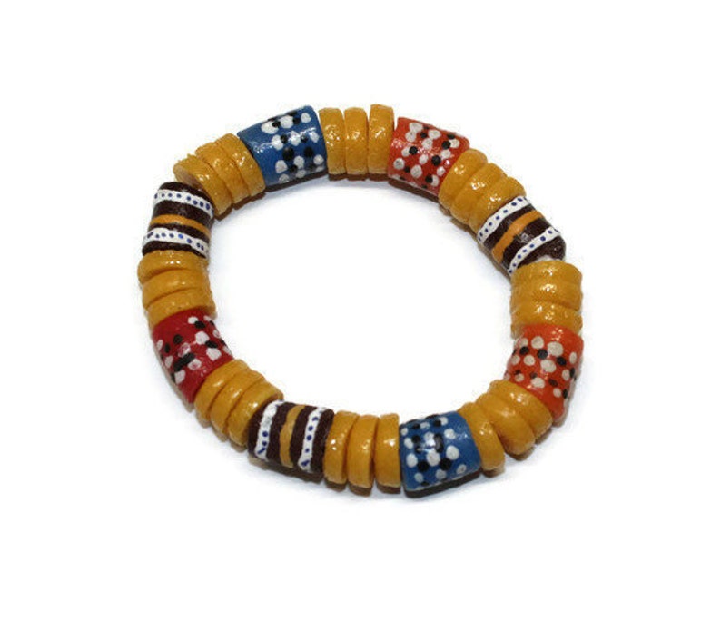 Ghana Beads African Bracelets Men Jewelry Women's | Etsy