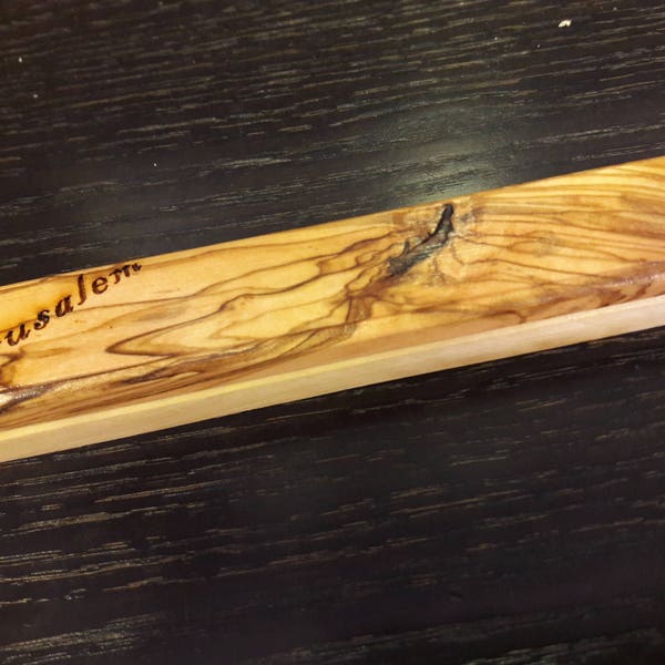 A beautiful olive wood pen/pencil box