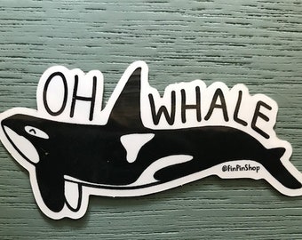 Oh Whale, Orca Vinyl Sticker