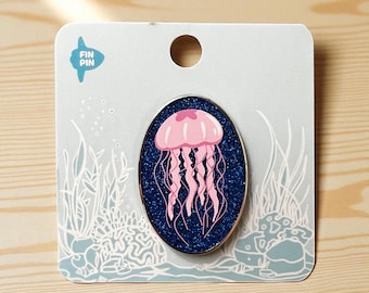 Moon jelly pin • Patreon exclusive