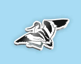 Pied Avocet sticker