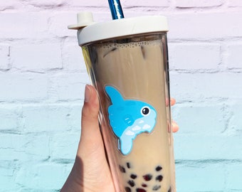 Munch the mola mola (sunfish) sticker