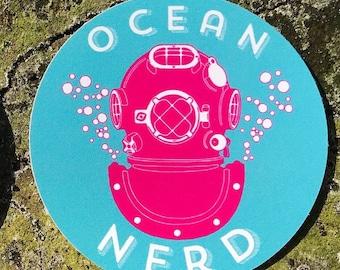 Ocean Nerd Sticker