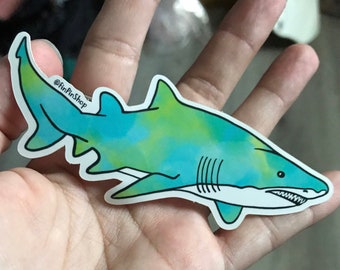 Sand tiger shark sticker